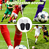 2 Paris 2 Colors Plastic Shin Guard AJEW-CN0007-04-5