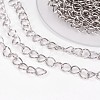 Handmade 304 Stainless Steel Twisted Chain/Curb Chain STAS-P204-02P-1