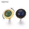 Adjustable Alloy & Iron Bezel Cup Ring Base with Rotatable Tray MAK-T012-13G-5