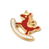 304 Stainless Steel with Red Enamel Pendants SA-CBAFCDF-03G-2