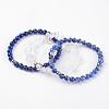 Natural Mixed Gemstone Stretch Bracelets BJEW-JB03365-03-2