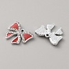 Alloy Enamel with Crystal Rhinestone Pendants ENAM-TAC0021-22D-2