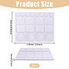 Rectangle Plastic Watercolor Oil Palette AJEW-WH0696-655-2