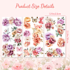 3 Sheets 3 Styles PVC Waterproof Decorative Stickers DIY-WH0404-041-2