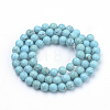 Synthetic Turquoise Beads Strands X-G-Q953-02-4mm-2