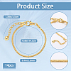 SOFPLATE 14Pcs Brass European Style Bracelet Making MAK-SP0001-02-2