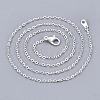 Brass Cable Chain Necklace SW028-S-A-2