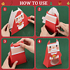 24Pcs 4 Styles Christmas Folding Gift Boxes CON-BC0007-09-4