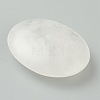 Natural Quartz Crystal Oval Palm Stone G-G973-05-2