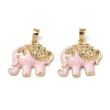 Brass Micro Pave Cubic Zirconia Pendants KK-F924-20B-G03-1