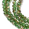 Electroplate Glass Beads Strands EGLA-A034-T4mm-J05-5