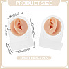 2 Sets 2 Styles Soft Silicone Ear Displays Mould ODIS-HY0001-04B-2