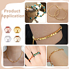 80Pcs 4 Colors Brass Spacer Beads KK-PH0015-20-5