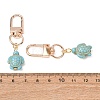 20Pcs Sea Turtle Synthetic Turquoise Pendant Decorations HJEW-CP00071-3