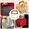 4Pcs 2 Colors Rectangle Wooden Bag Handles FIND-PH0059-90A-5
