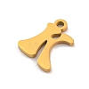 201 Stainless Steel Charms STAS-U016-01G-K-2