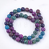 Natural Fire Crackle Agate Beads Strands G-T125-22F-2