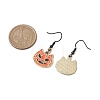 Halloween Alloy Enamel Dangle Earrings EJEW-JE06063-3