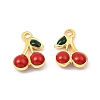 Brass Enamel Charms X-KK-K337-01G-01-2