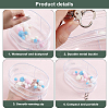 Oval Rectangle Transparent PVC Plastic Storage Zipper Bags ABAG-WH0040-39B-4
