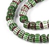 Handmade Millefiori Glass Beads Strands LAMP-T021-27A-05-3