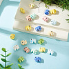 25Pcs Handmade Porcelain Ceramic Beads PORC-TA0001-77-5