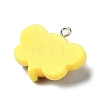 Bee Theme Opaque Resin Pendants RESI-G081-03E-2