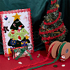2 Rolls 2 Colors Christmas Snowflake Felt Lace Trim OCOR-PH0003-94-5