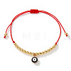 Evil Eye Brass Enamel Charm Bracelets LY1525-6-1