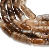 Natural Banded Agate Beads Strands G-Z144-A01-01B-4