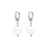 Fashionable ceramic heart earrings EY6632-1