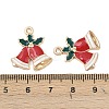 Christmas Alloy Enamel Pendants X-FIND-I067-02KCG-04B-3
