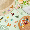 24Pcs 12 Colors Cloth Self Adhesive Patches FIND-FG0003-49-5