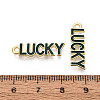 Irish Alloy Enamel & Glitter Powder Pendants ENAM-T023-01B-3