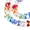 Transparency Glass Beads Strands GLAA-T025-03B-01-3