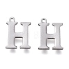 Tarnish Resistant 304 Stainless Steel Charms STAS-H112-H-P-1