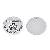 Non-Tarnish 201 Stainless Steel Pendants STAS-T064-38P-14-1