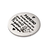 Anti-Tarnish 201 Stainless Steel Pendants STAS-R002-01P-01-2