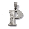 201 Stainless Steel Pendants STAS-Q342-53P-P-1