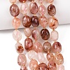 Natural Hematoid Quartz/Ferruginous Quartz Beads Strands G-G453-D12-01-1