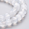Natural Selenite Beads Strands X1-G-L552H-16A-3