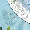 80Pcs 4 Size 925 Sterling Silver Open Jump Rings STER-CN0001-16-6