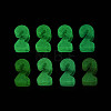 Luminous Frosted Transparent Acrylic Beads TACR-T029-21C-4