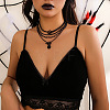 Gothic Alloy with Iron Pendant Multi Layered Chain Necklaces for Women FS-WG9D473-03-1