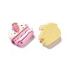 Opaque Cute Resin Decoden Cabochons RESI-B024-01C-2