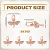 10Pcs Rack Plating Alloy Charms ALRI-LP0001-02-2