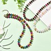 Women's Natural White Jade Necklaces NJEW-JN06593-1
