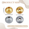 600Pcs 2 Colors Spray Painted Round Natural Schima Wood Beads WOOD-ME0001-26-2