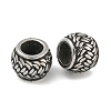 Retro 304 Stainless Steel European Beads STAS-B071-05AS-1