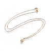 Brass Pendant Necklaces NJEW-JN02386-8